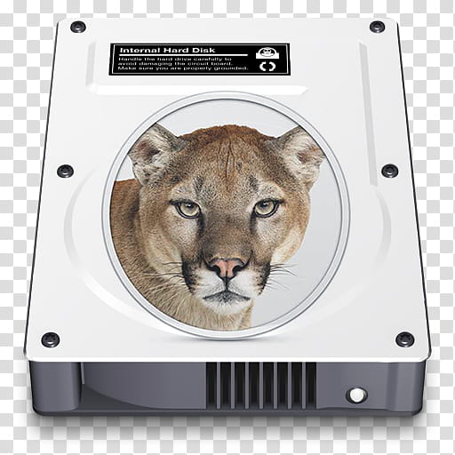 HDD Icons, Mountain Lion, Cougar transparent background PNG clipart