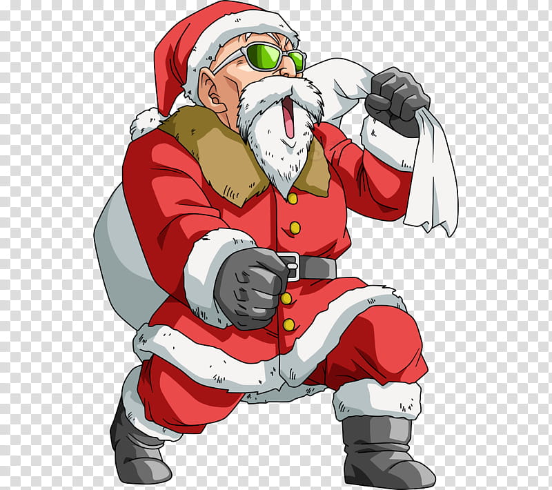 Maestro Roshi Santa Claus, Santa Claus illustration transparent background PNG clipart