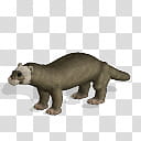 Spore creature Ferret , brown and white animal illustration transparent background PNG clipart