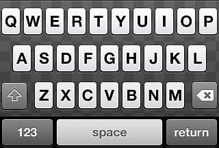 iphone glass, QWERTY keypad transparent background PNG clipart