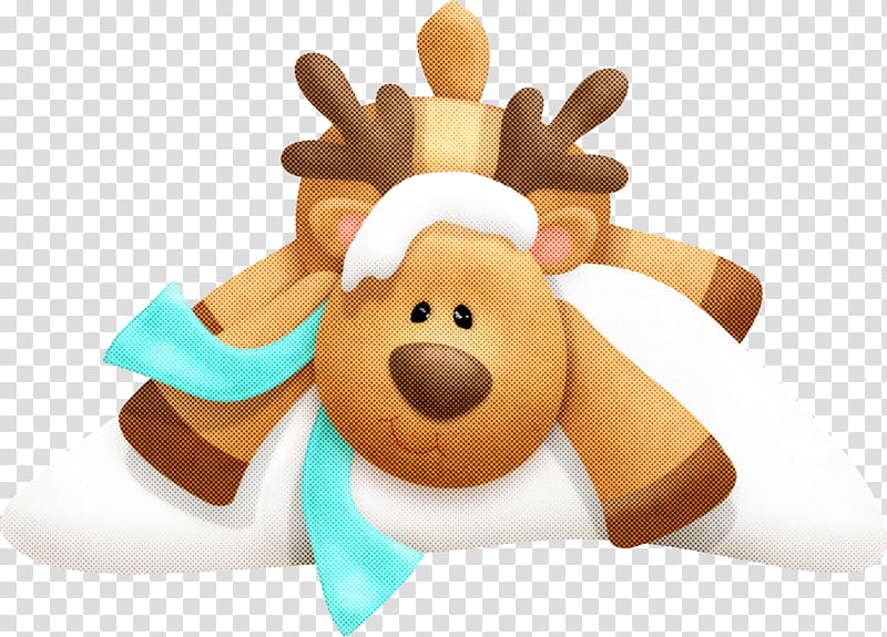 Reindeer, Stuffed Toy, Cartoon, Plush, Animation, Moose transparent background PNG clipart