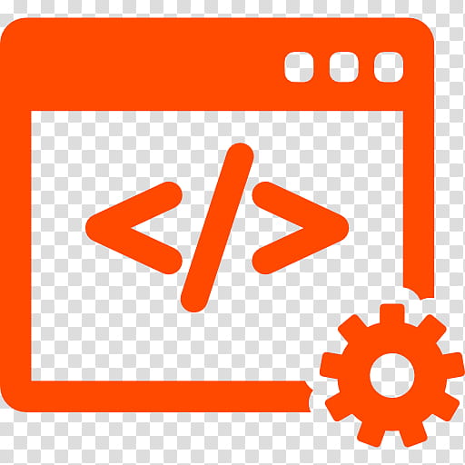 Web Design, Web Development, Web Developer, Software Developer, Computer Programming, Front And Back Ends, Orange, Line transparent background PNG clipart