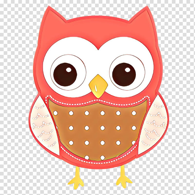 owl pink cartoon bird, Bird Of Prey transparent background PNG clipart