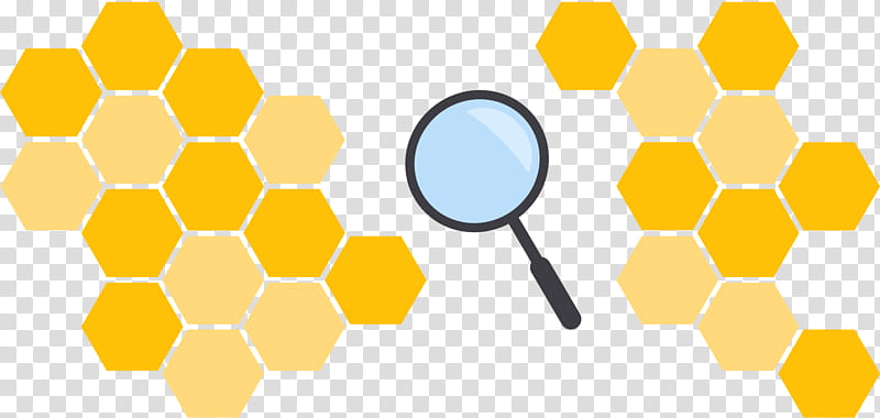 Cartoon Bee, Honeycomb, Beehive, Honey Bee, Sticker, Yellow, Orange, Line transparent background PNG clipart