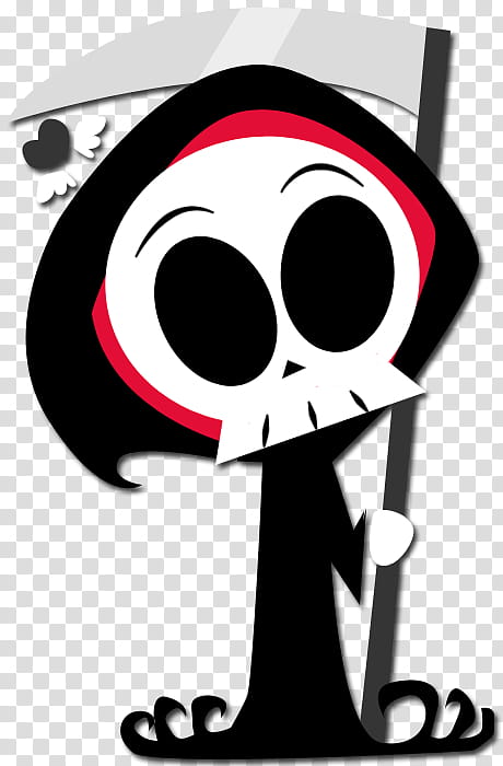 Chibi fied Grim Reaper, standing The Grim Adventure of Billy and Mandy Grim transparent background PNG clipart