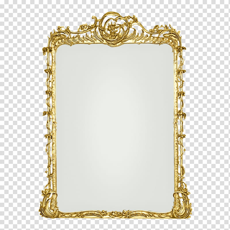 Gold Frame Frame, Frames, Rococo, Mirror, Rococo Revival, Gilding, Mirror Frame, Levkas transparent background PNG clipart