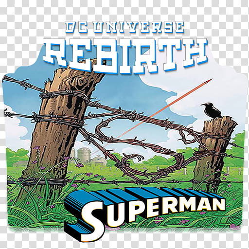 DC Rebirth Icon Folders Vol , Superman  transparent background PNG clipart