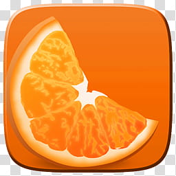 Marei Icon Theme, orange slice transparent background PNG clipart