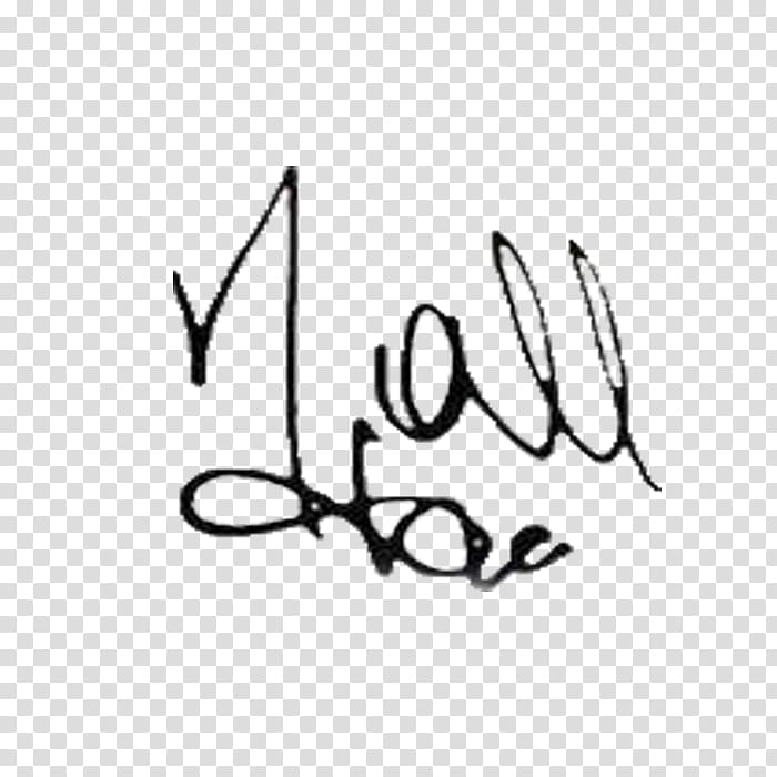 One Direction Signatures , artist signature transparent background PNG clipart