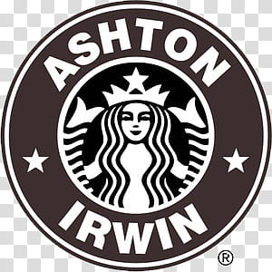 Starbucks Logos s, Ashton Irwin Starbucks logo transparent background PNG clipart