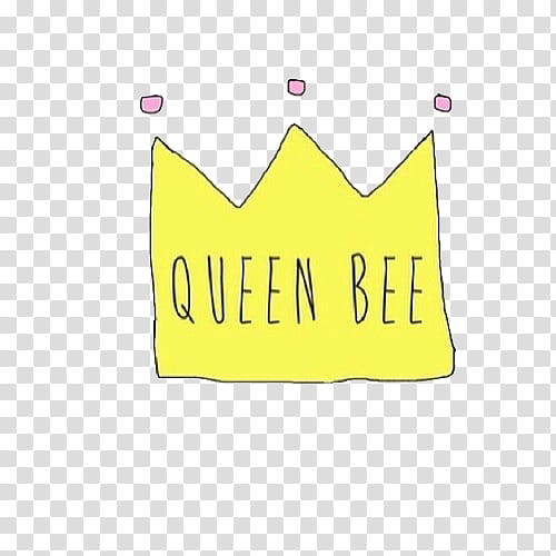 Queen bee sticker transparent background PNG clipart