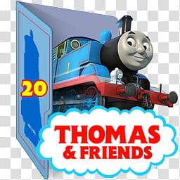 Thomas and Friends Folder Icon Sets CV Eng Jap , Thomas & friends S (Color Ver) (Folder Icon) (Eng) V transparent background PNG clipart