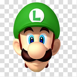 Super Mario Bros Icons, Luigi transparent background PNG clipart
