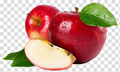 New s, two red apples transparent background PNG clipart