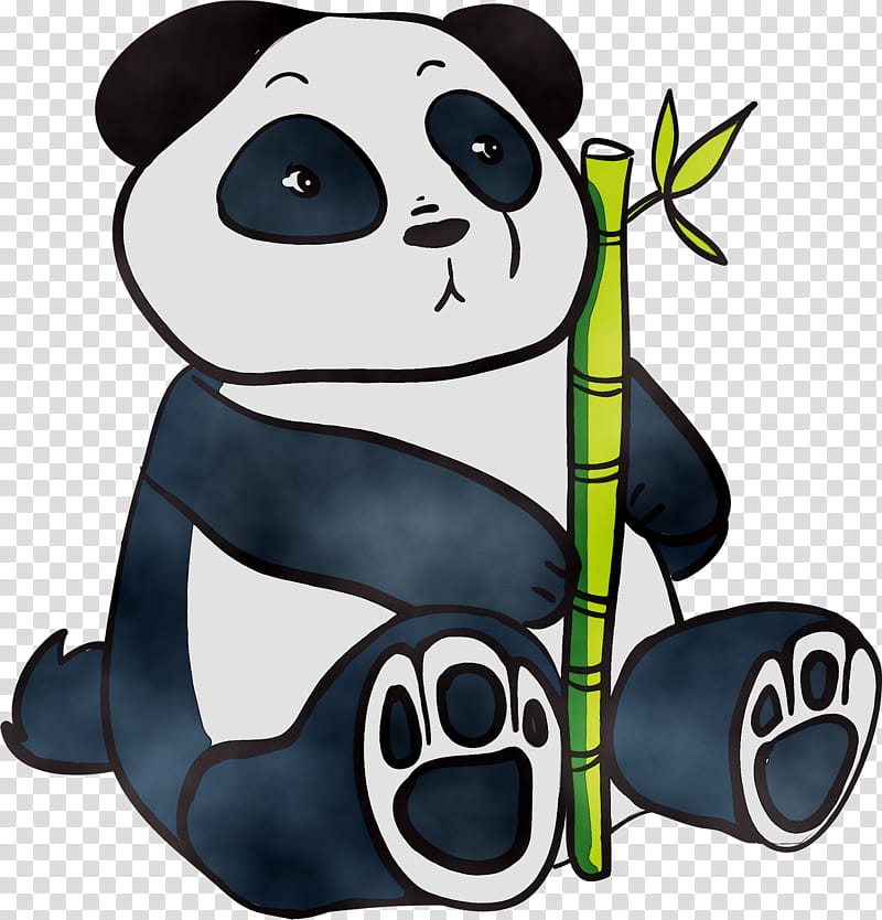 Bamboo, Giant Panda, Red Panda, Bear, Cuteness, Cartoon, Bib, Animation transparent background PNG clipart