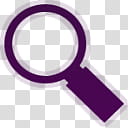 Vio for XP, purple magnifier transparent background PNG clipart