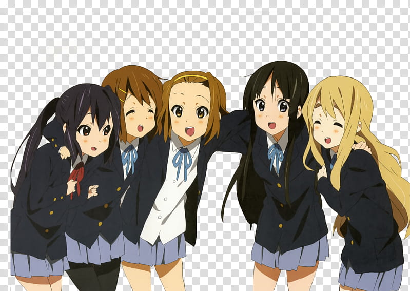 K on, K-On! characters illustration transparent background PNG clipart