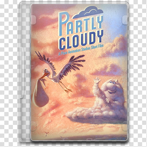 Short Film Icon , Partly Cloudy, Partly Cloudy DVD case transparent background PNG clipart