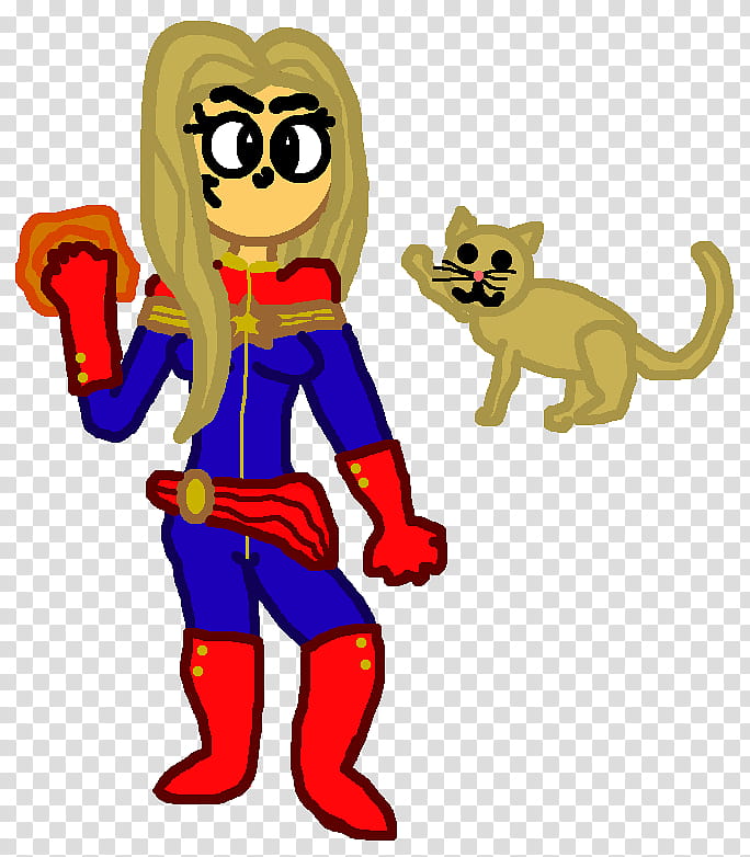 Marvel: Carol Danvers suits up transparent background PNG clipart