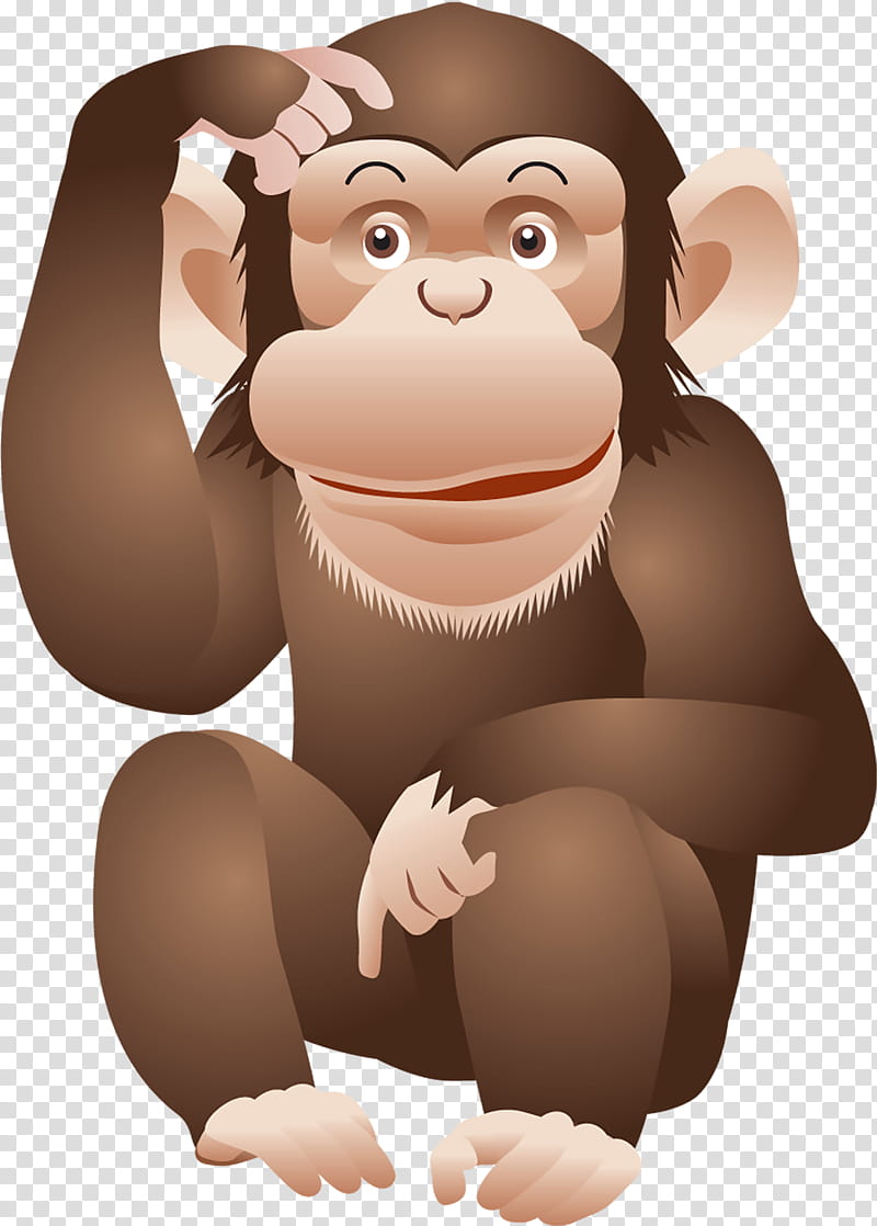 Monkey, Ape, Web Design, Cartoon, Animation, Common Chimpanzee, Old World Monkey transparent background PNG clipart