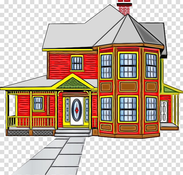 Real Estate, House, Facade, Cottage, Shed, Property, Line, Elevation transparent background PNG clipart
