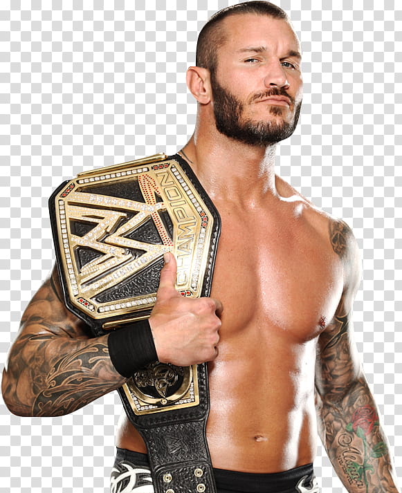 Randy Orton WWE Champion    transparent background PNG clipart