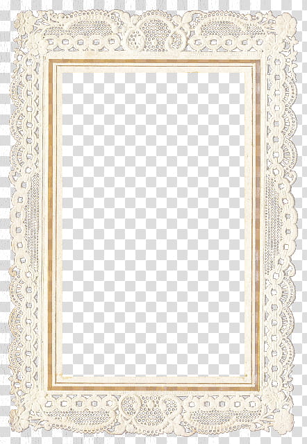 lace, white frame illustration transparent background PNG clipart