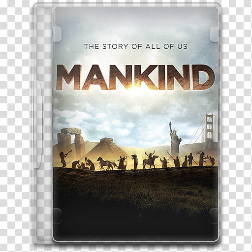 TV Show Icon , Mankind the Story of All of Us, Mankind The Story of All of US disc case transparent background PNG clipart