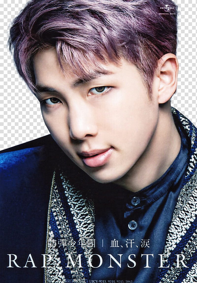 BTS, BTS Rap Monster transparent background PNG clipart