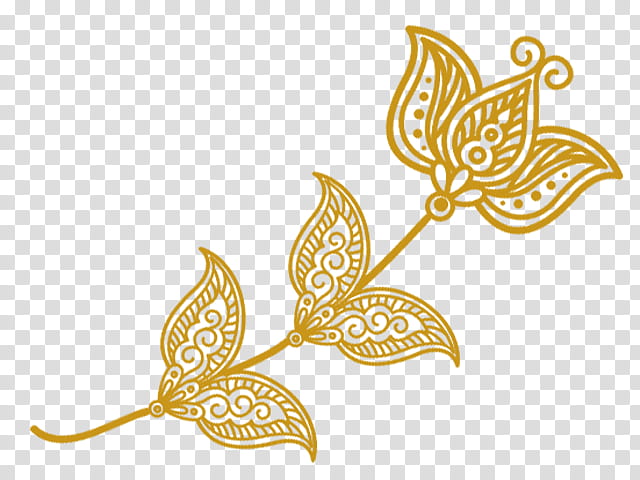 Lotus Leaf, Gold, Chakra, Gold Coin, Flower, Muladhara, Plant, Butterfly transparent background PNG clipart
