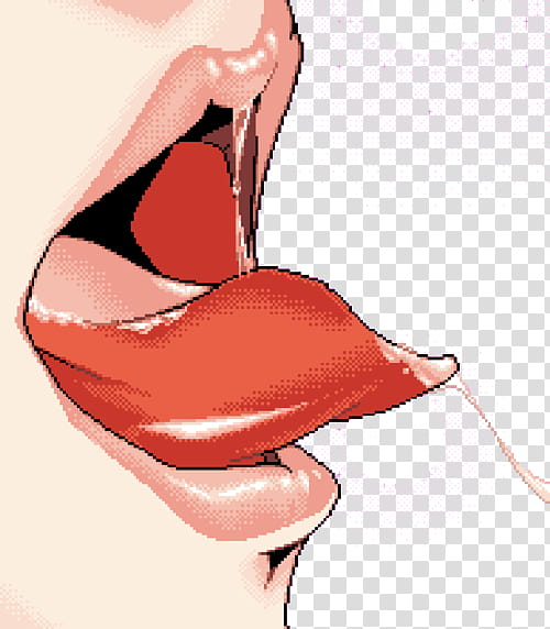 Random s, woman making lick gesture illustration transparent background PNG clipart