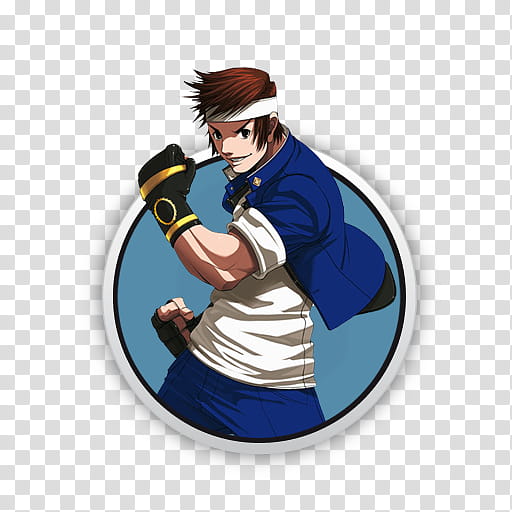 Kof  Character Icon Set, _shingo transparent background PNG clipart