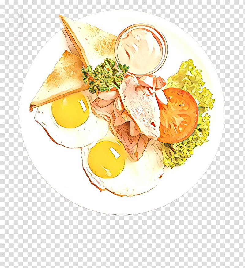 dish food fried egg cuisine ingredient, Breakfast, Meal, Brunch, Poached Egg transparent background PNG clipart