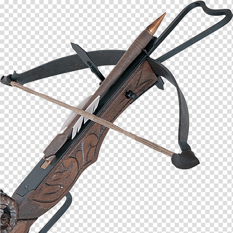 Bow And Arrow, Crossbow, Crossbow Bolt, Archery, Ranged Weapon, Hunting, Slingshot, Crossbow Hunting transparent background PNG clipart