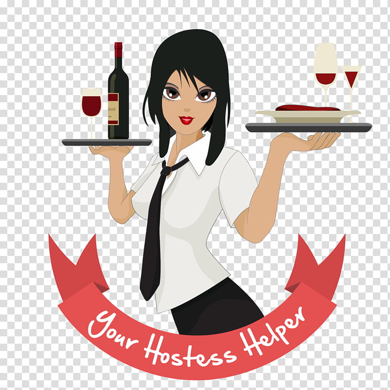 hotel waiter clipart