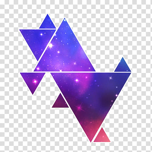 galaxy with triangle