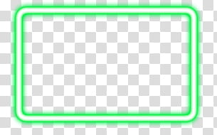 lights, rectangular green frame transparent background PNG clipart