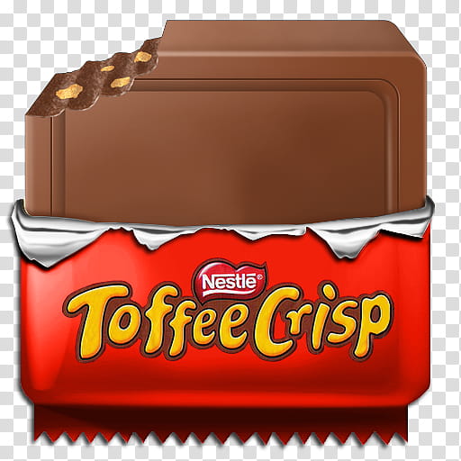 Candybar Icons   , Toffee Crisp transparent background PNG clipart