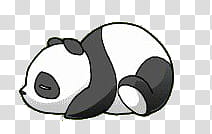 panda transparent background PNG clipart