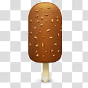 Icecream icon set, chocolate popsicle transparent background PNG clipart