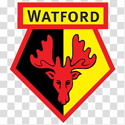 Team Logos, Watford logo transparent background PNG clipart