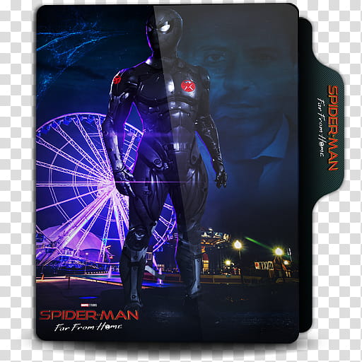 Spider Man Far From Home  Folder Icon, FFH  transparent background PNG clipart