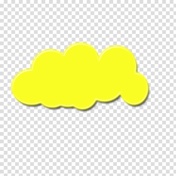 Recursos de ChiHoon y Shin Yeong, yellow cloud transparent background PNG clipart