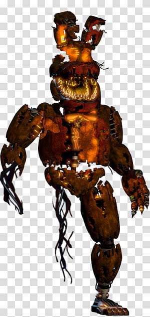 Withered freddy v cd version transparent background PNG clipart