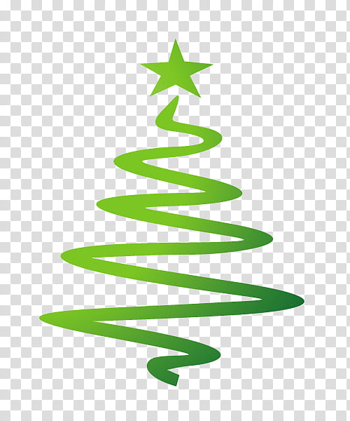 green Christmas tree logo transparent background PNG clipart