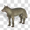 Spore creature Grey Wolf  transparent background PNG clipart