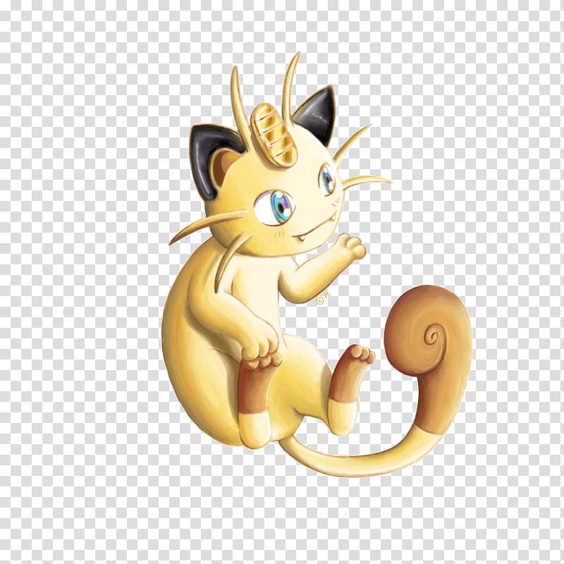 Meowth nyaa transparent background PNG clipart