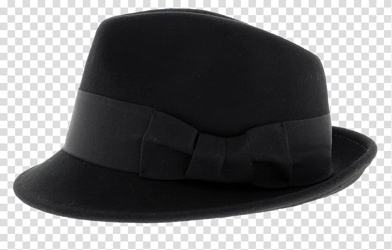 Hat, black fedora hat transparent background PNG clipart