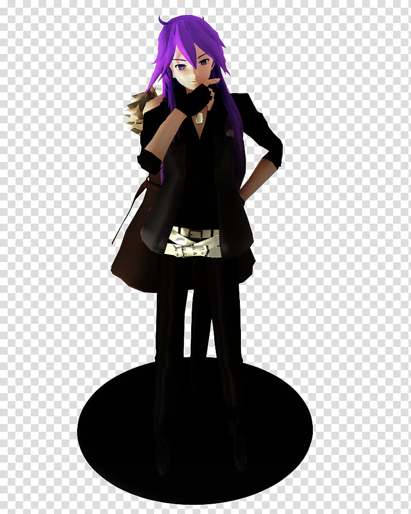 Gakupo SHINee DL, purple haired anime charcter transparent background PNG clipart