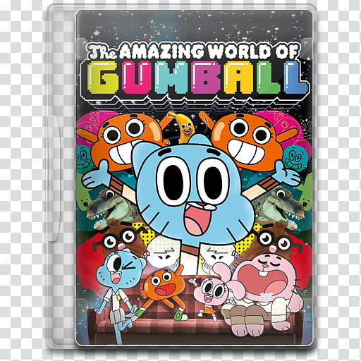 TV Show Icon Mega , The Amazing World of Gumball, The Amazing World of Gumball DVD case transparent background PNG clipart